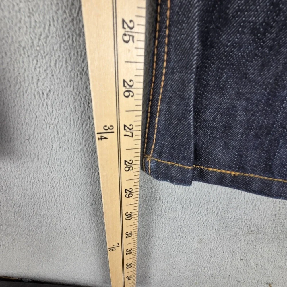 Edwin Jeans Mens Blue Selvedge SK505E Zip Made in Japan Altered Hem Fits 34x28
